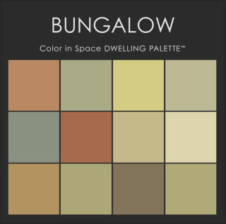 Color in Space Bungalow Palette™ --organic & calm - Craftsman - Paint