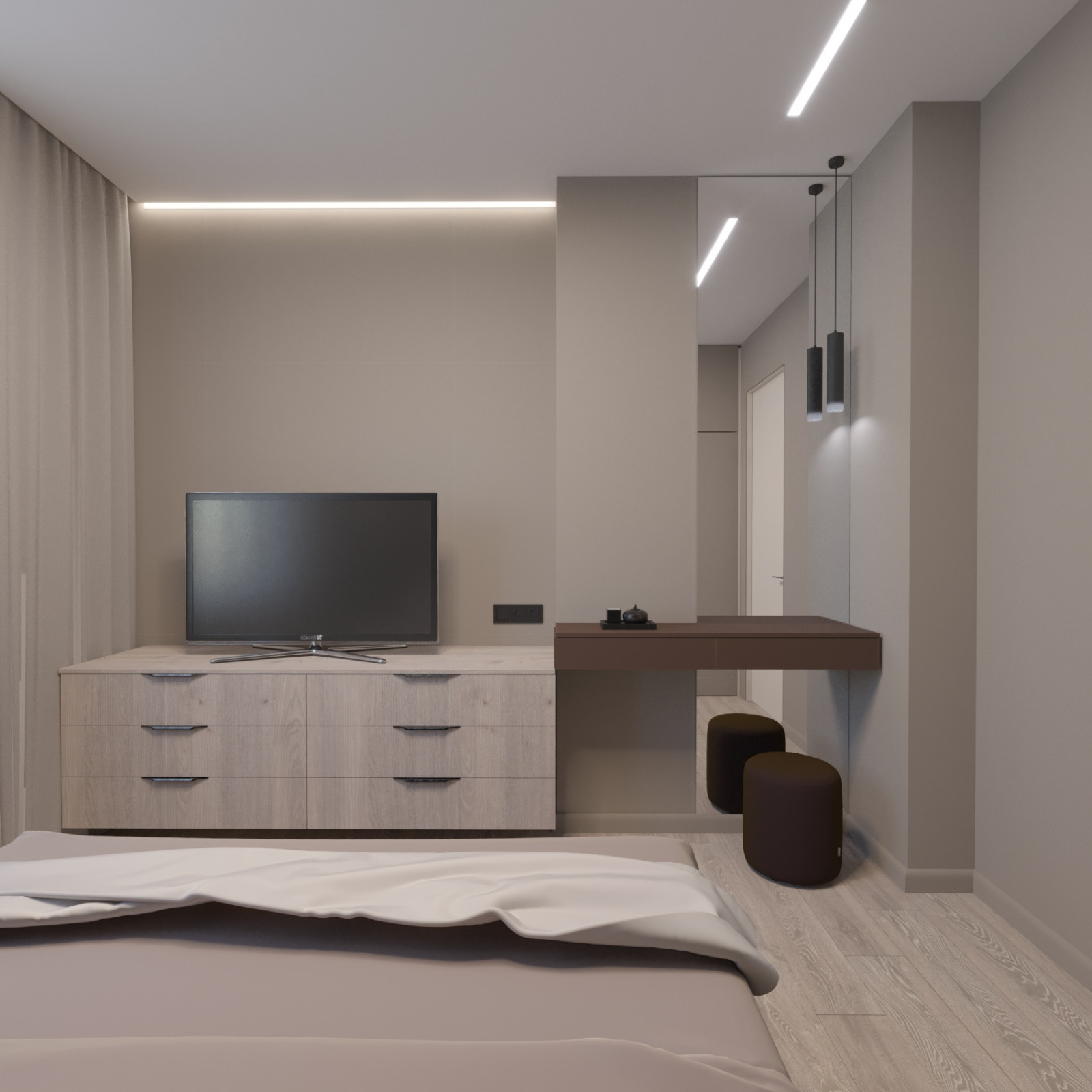 Новосибирск. ЖК Тихомиров. Эскизы + фото с реализации проекта.