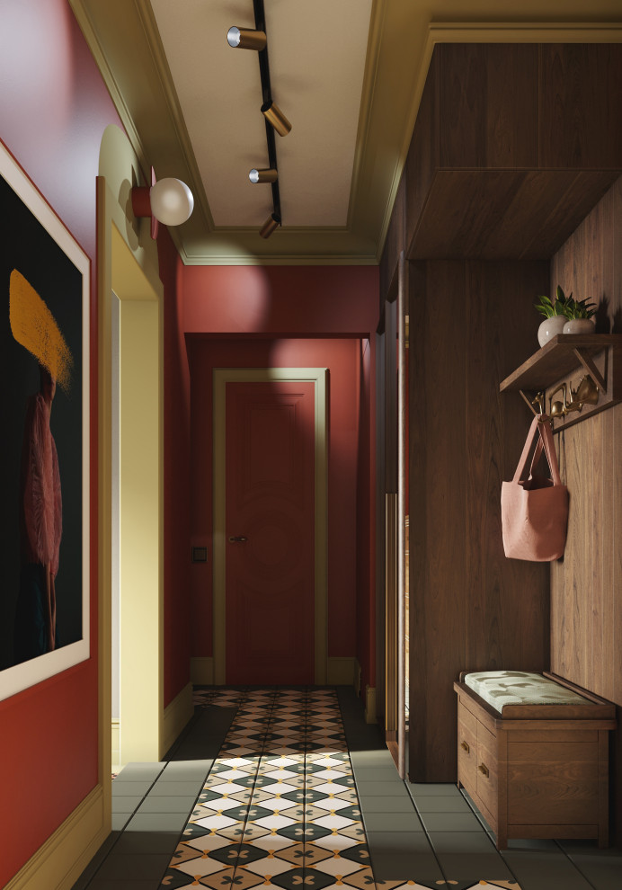 Яркая квартира "с характером" в ЖК Shome в стиле фьюжн