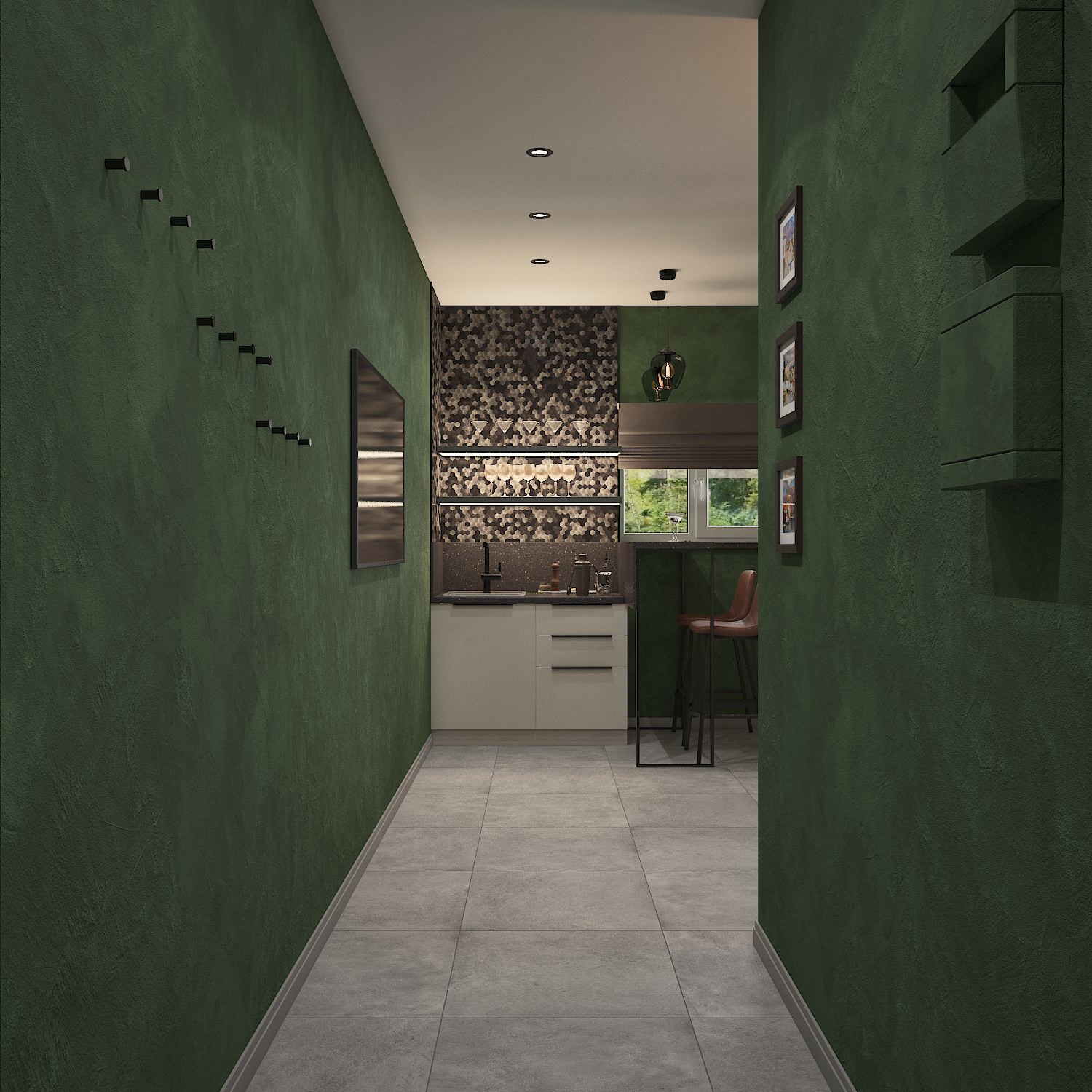 Коттедж 4 этажа