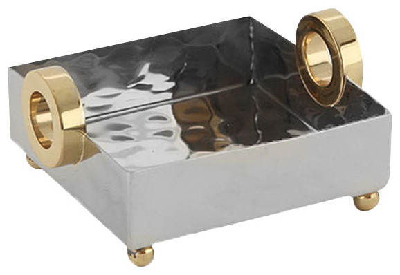 Ring Nickel Cocktail Tray, Gold