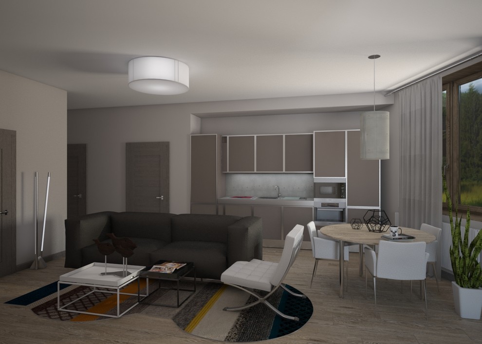 Таун хаус в стиле современный минимализм