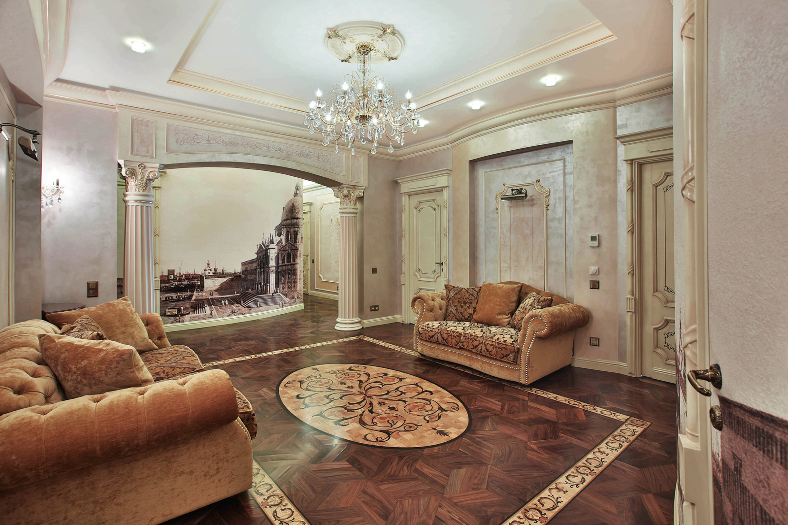 квартира в классическом стиле 235м2