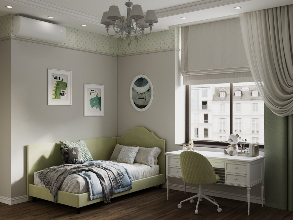 Дизайн-проект квартиры в "Сталинке" в классическом стиле