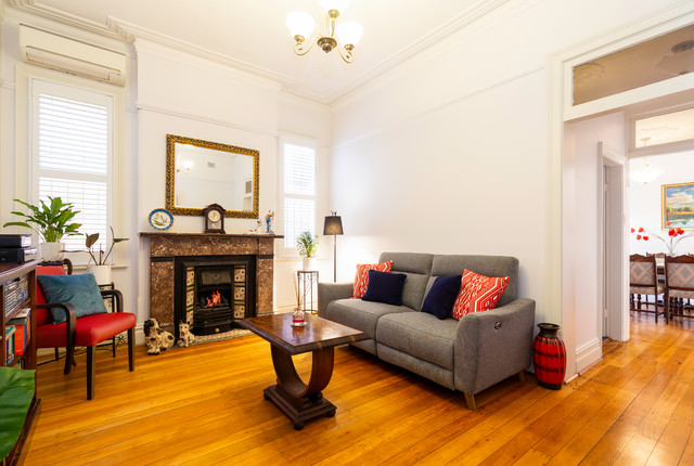 Lewisham craftsman-living-room
