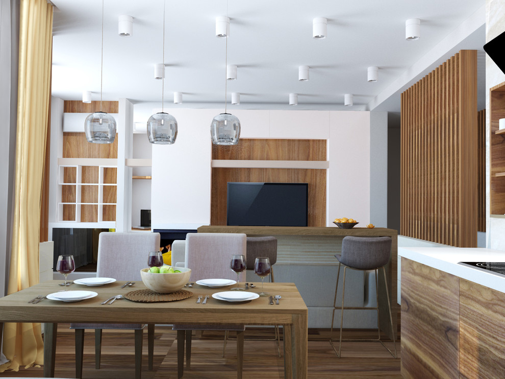 Квартира "мрамор и дерево"