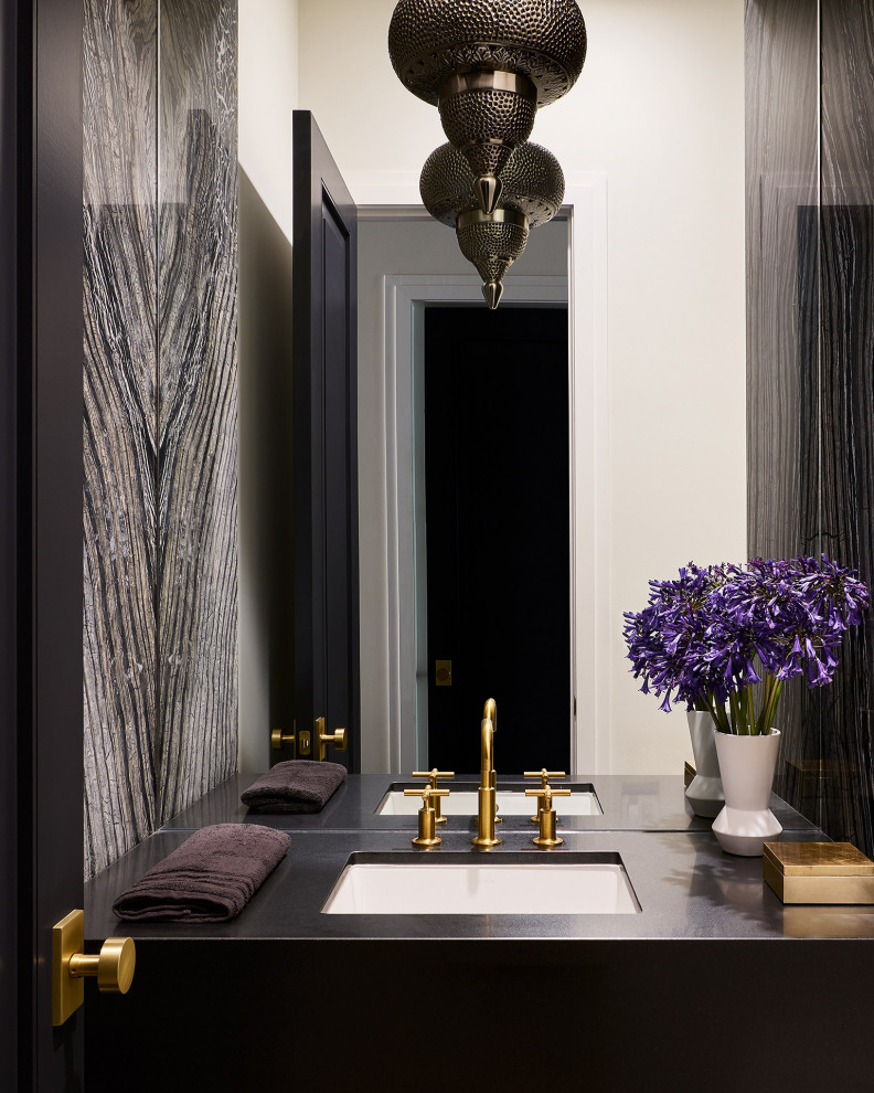 Lincoln Park Transitional - Transitional - Powder Room - Chicago - by ...