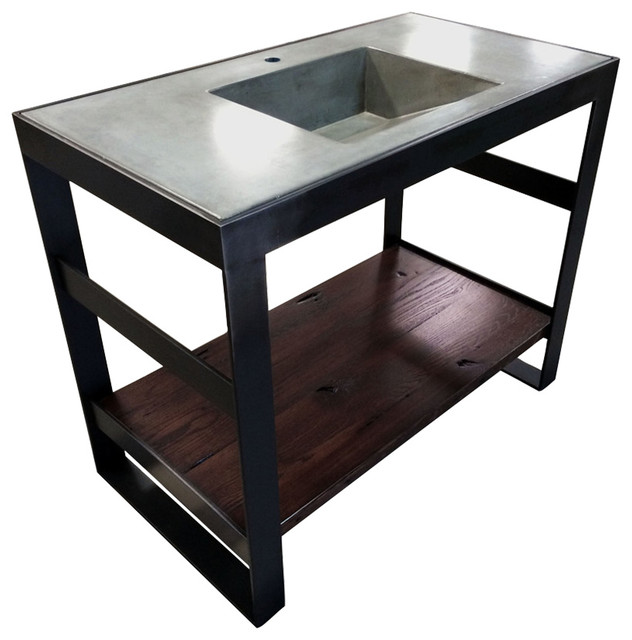 Providence _ Open Frame Steel Bath Vanity Industrial Bathroom Vanities And Sink Consoles
