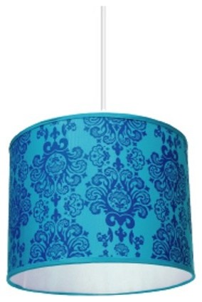 Pachyderme Baroque N'Roll Lampshade, Blue, Small