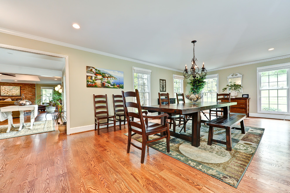 This is an example of a traditional dining room.