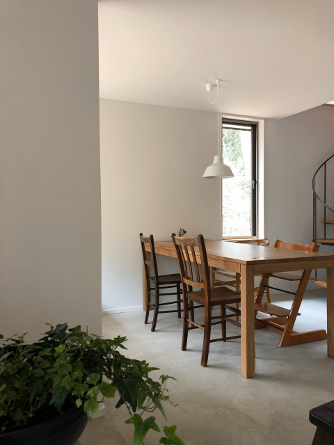 有明の家 japanisch-modern-esszimmer