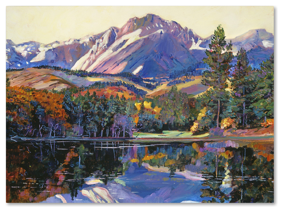 David Lloyd Glover 'Painter's Lake' Canvas Art, 18"x24"