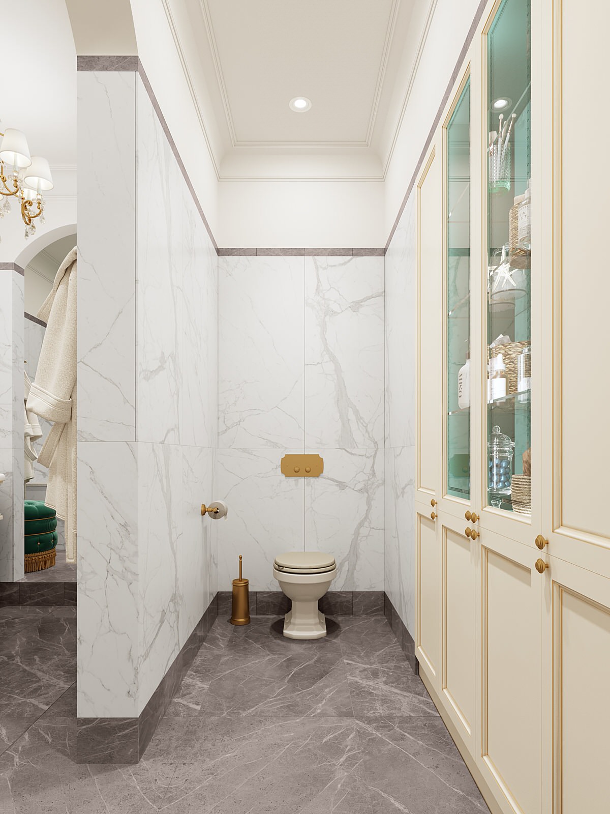 Ванная в классическом стиле