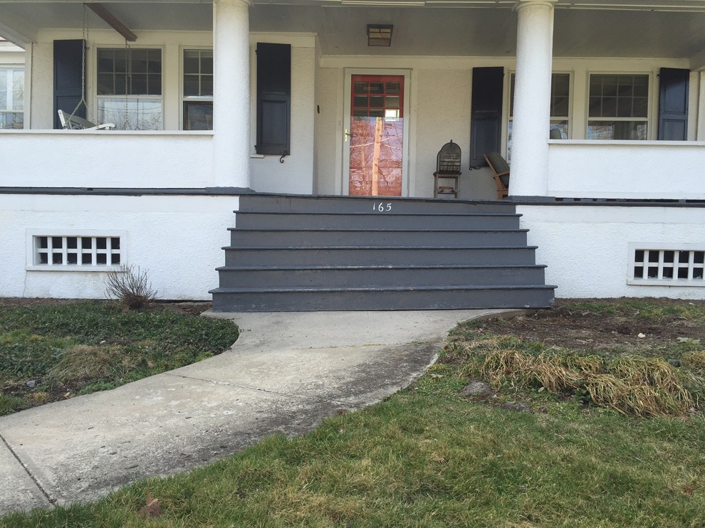 Front steps to porch and walkway brick? bluestone?
