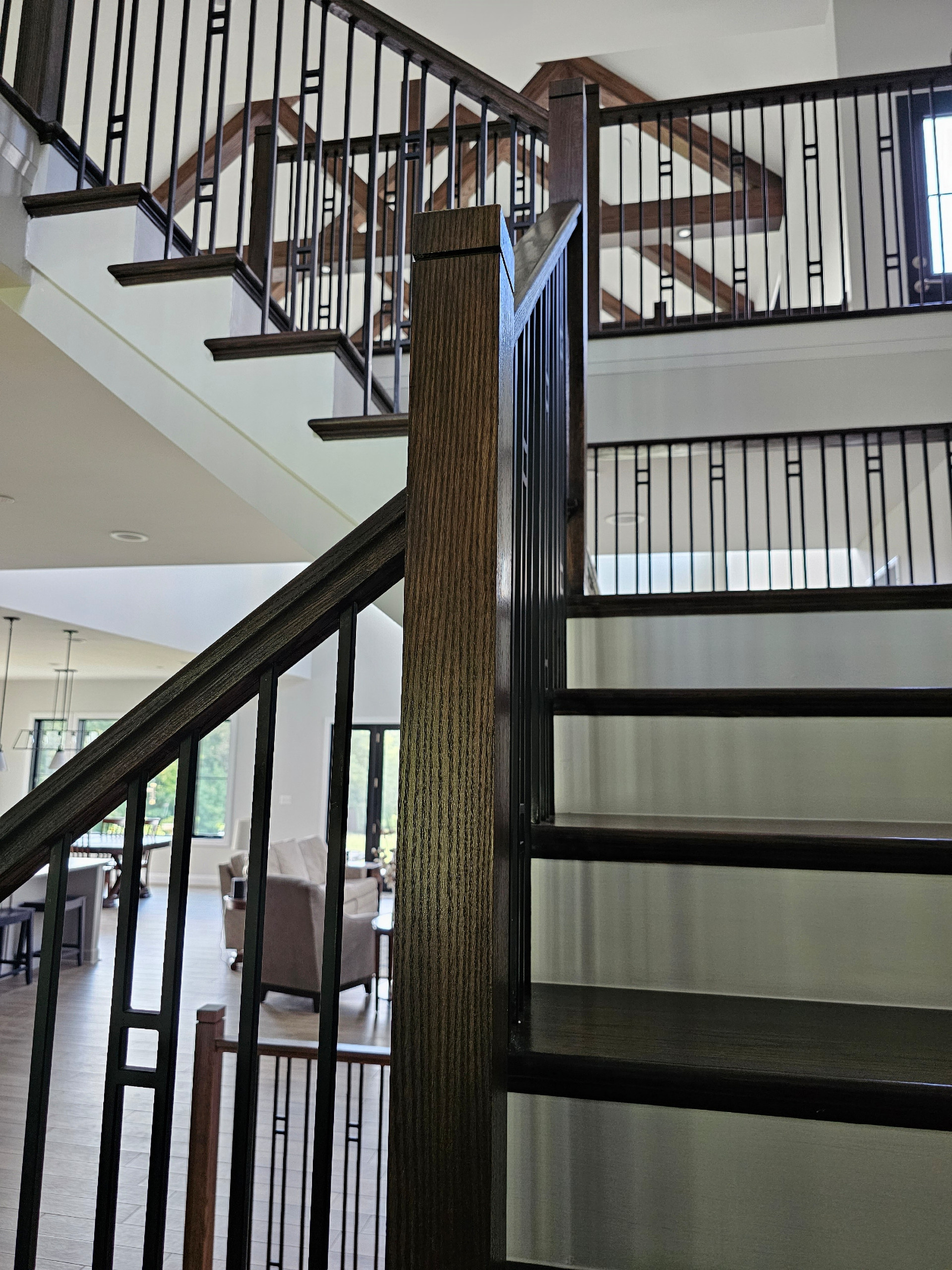 109_Impressive Floating Staircase in Countryside Retreat, Upper Marlboro, MD