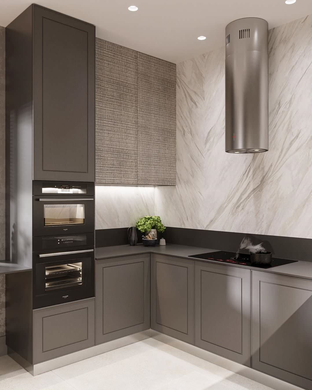 Дизайн-проект кухни в современном стиле в ЖК ‘Небесный’ для замечательной семьи