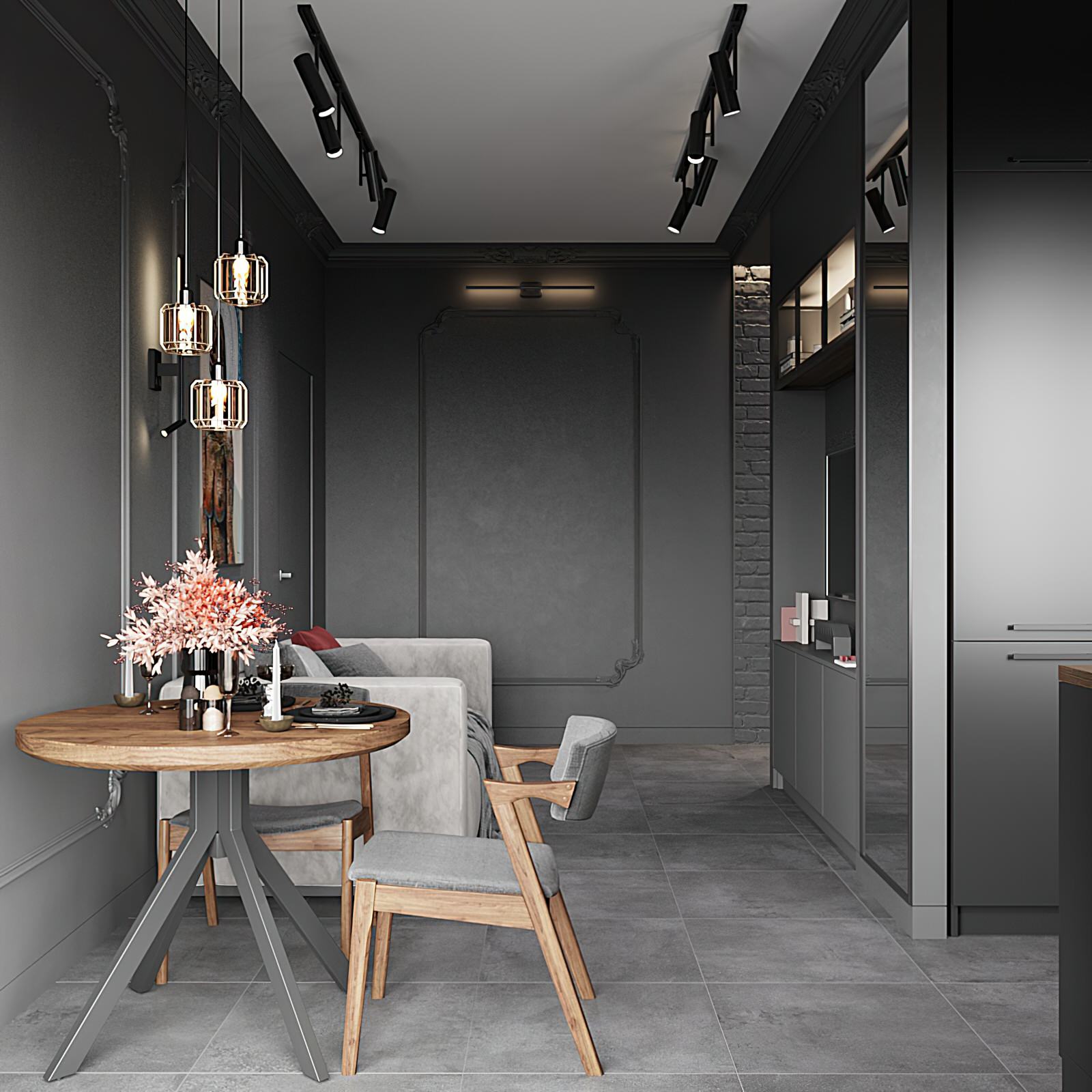 Дизайн-проект однокомнатной квартиры