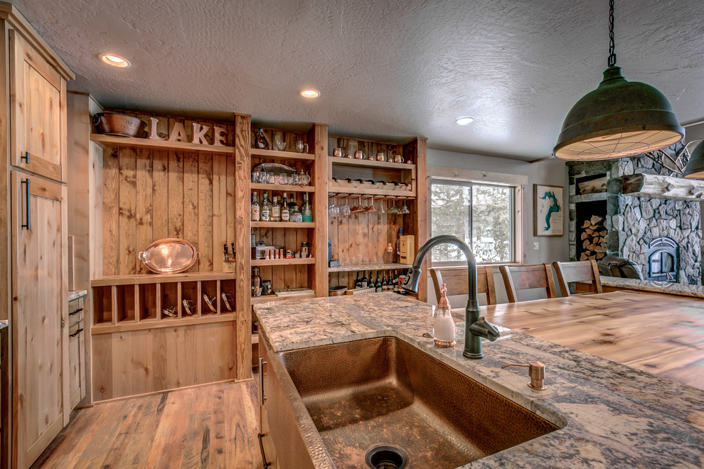 Home design - rustic home design idea in Seattle