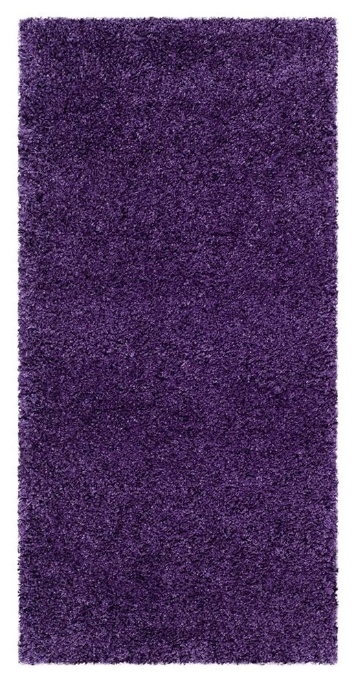 Safavieh Milan Shag Sg180-7373 Rug, Purple, 2'0"x4'0"