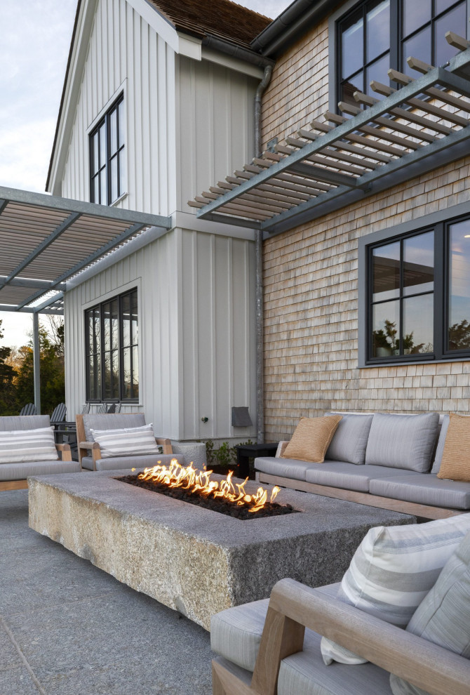 Modern Seaside Sanctuary - Beach Style - Patio - Boston - by Corinne ...