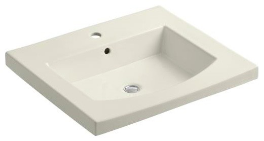 KOHLER K-2956-1-96 Persuade Curv Top and Basin Lavatory with Single Hole Faucet