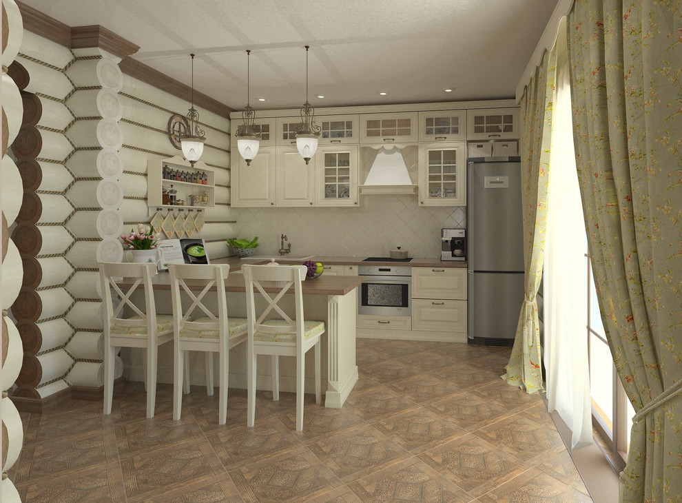 Интерьер бревенчатого дома в г. Кодинск