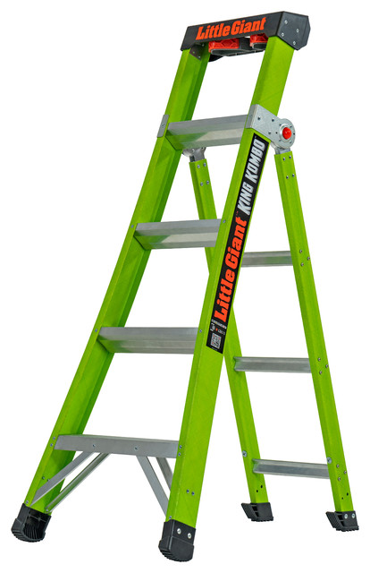 5' King Kombo Professional - Fiberglass 3-in-1 All Access Ladder