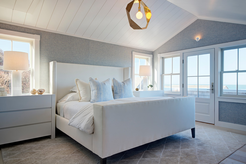 Beach style bedroom in Other.