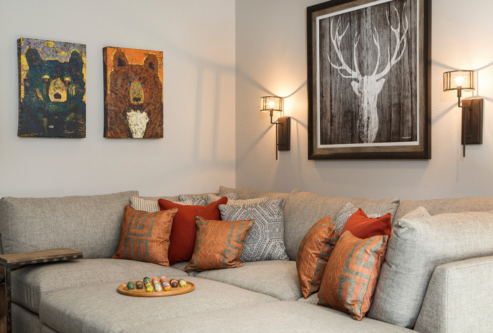 Home design - rustic home design idea in Denver