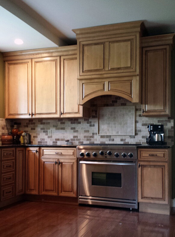 Maple Kitchen with Raised Panel Doors - Traditional ...