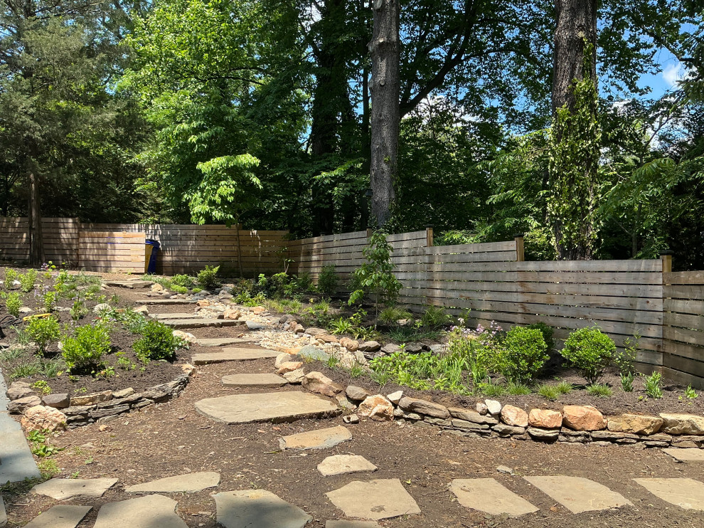 Conservation and rain gardens landscape
