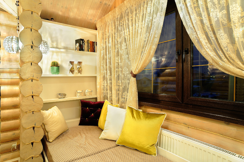 Бревенчатый дом для гостей