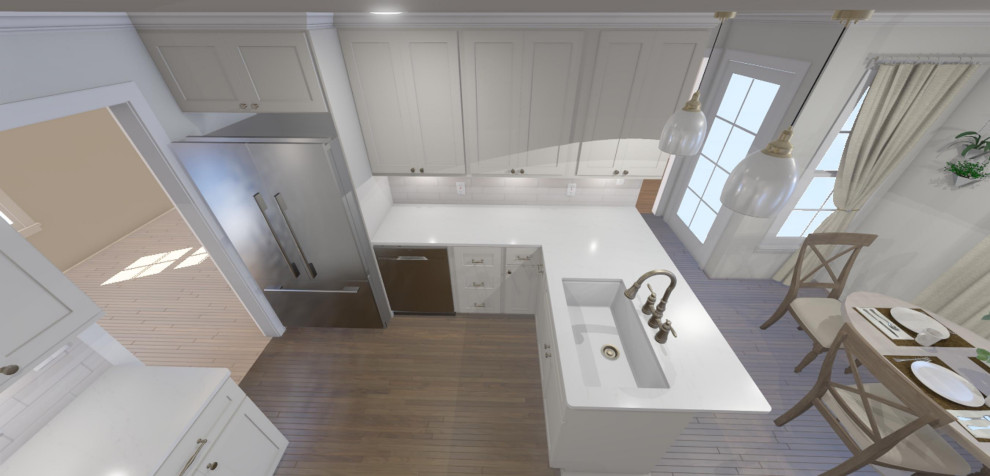 Kitchen - transitional kitchen idea