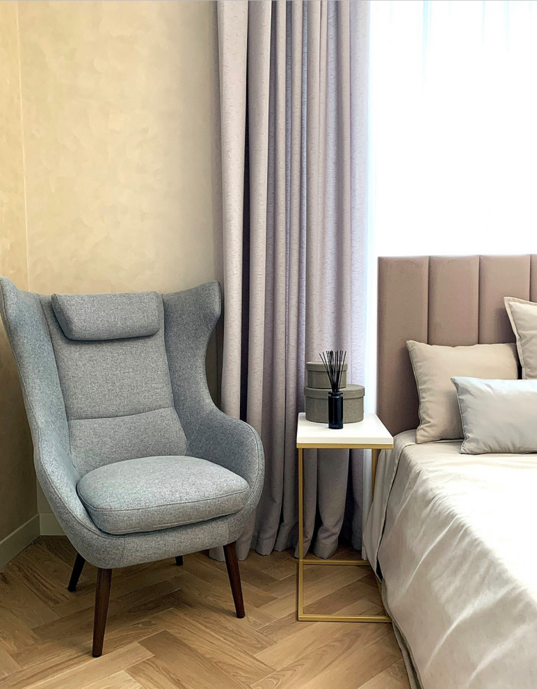 Шторы и покрывало для спальни