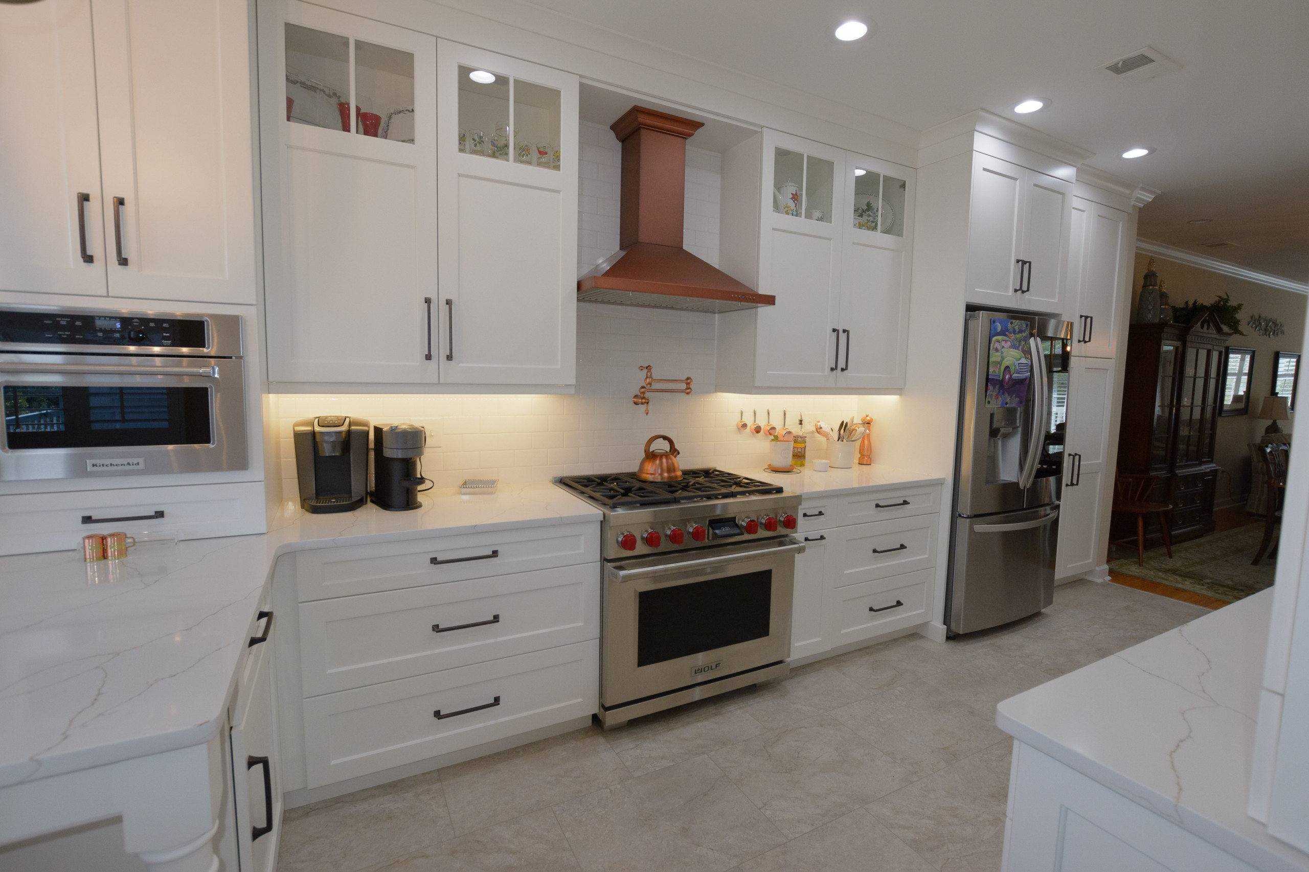 Murrell's Inlet condo white kitchen