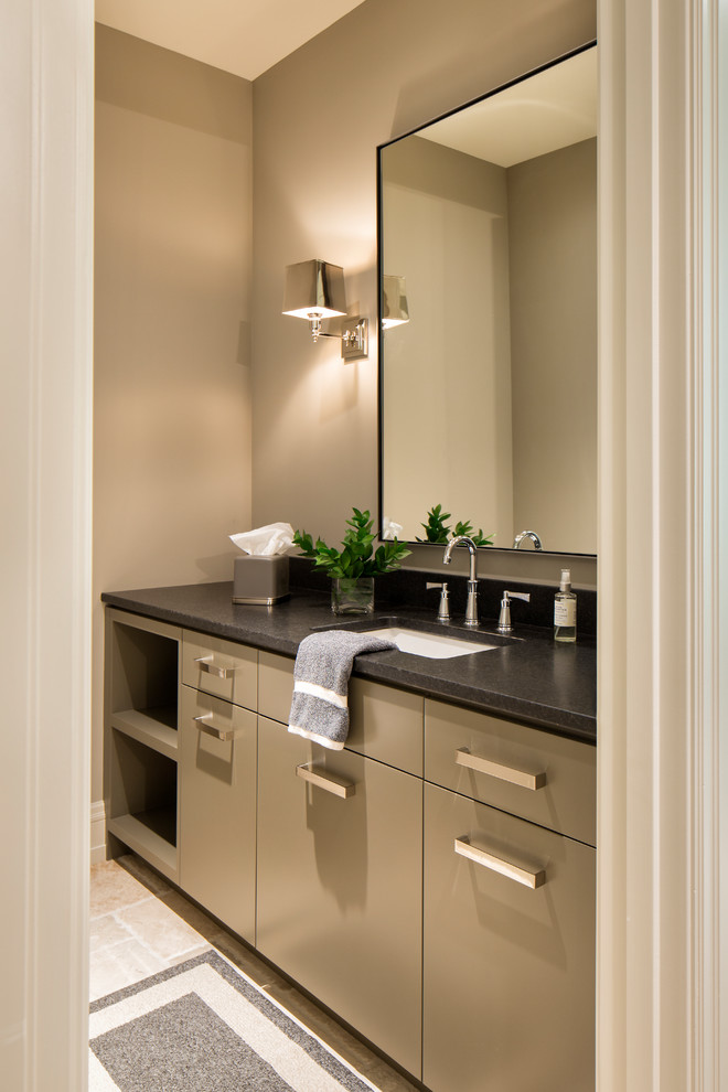 Example of a mountain style bathroom design in Minneapolis