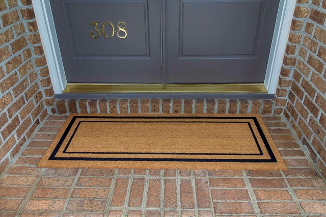 Decoir 24 X 60 Classic Border Large Coir Double Door Mat