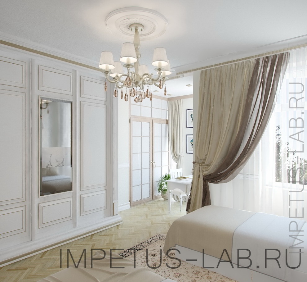 Проект квартиры в классическом стиле
