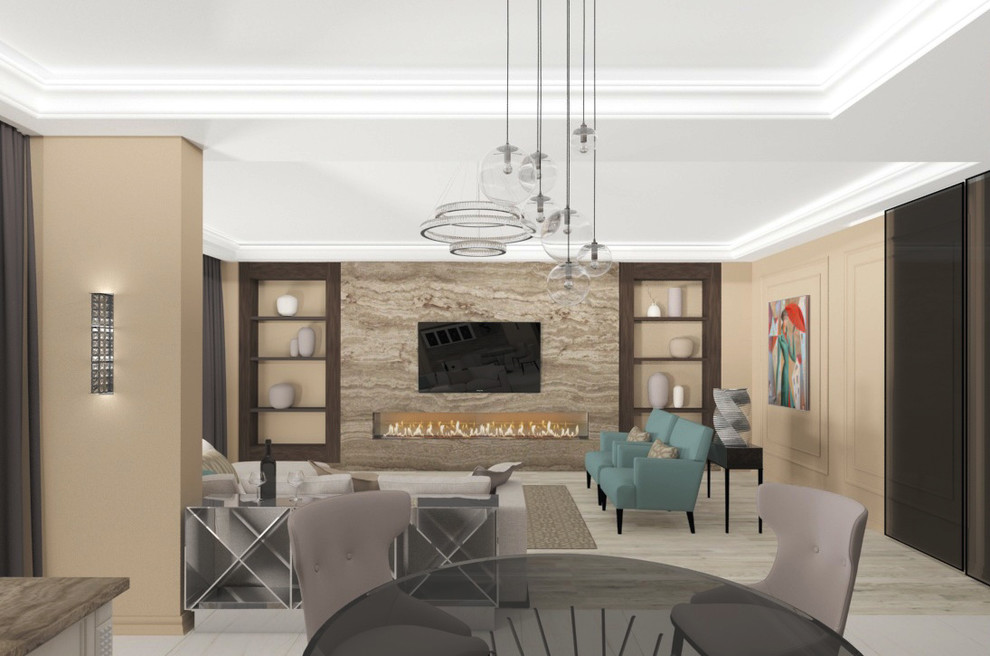 Гостиная-кухня