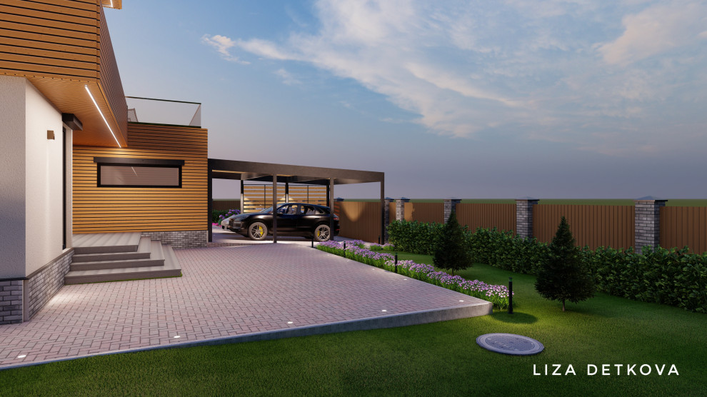 Усадьба: дом, баня, ландшафтный дизайн