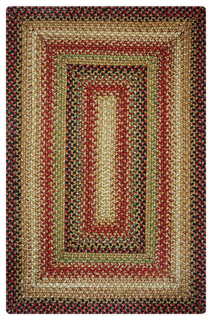 Homee D Cor Gingerbread Jute Braided Rug Rect Contemporary D Cor Gingerbread Jute Braided Rug Rect