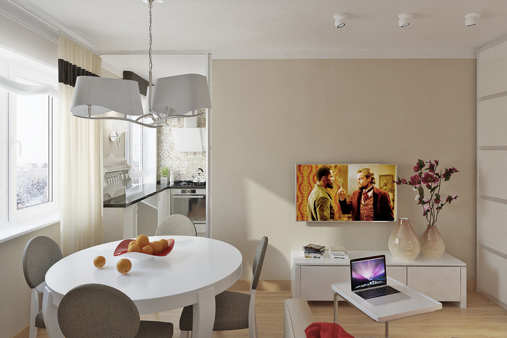 "Четверо в доме не считая собаки". Небольшая квартира для семьи в Москве.