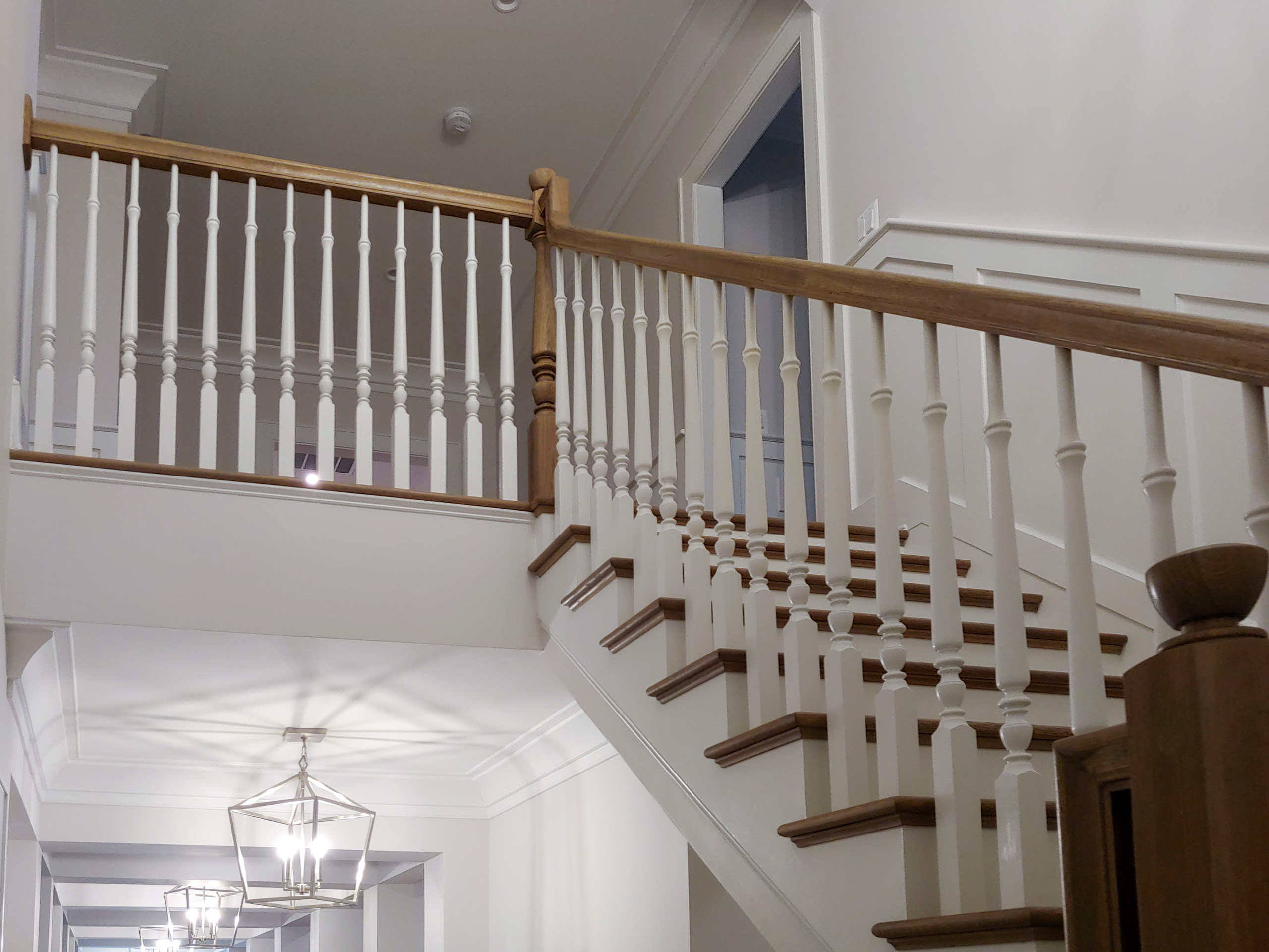 103_Classic Staircase with Stunning Handcrafted Oak Railing System, Aldie VA 201