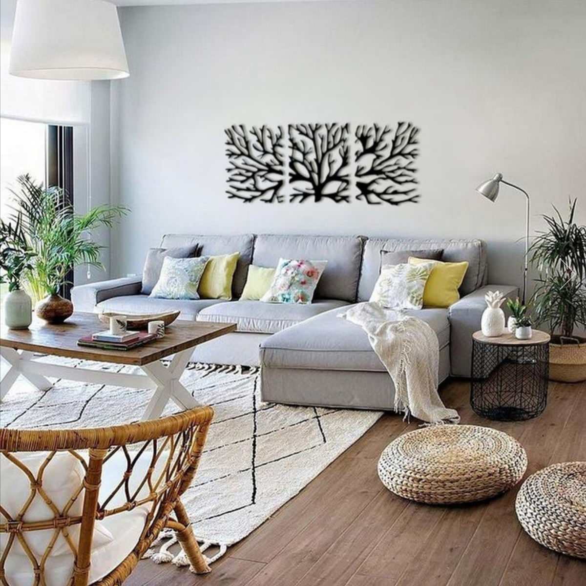 Настенный металлический декор