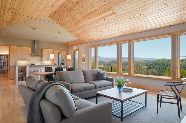 Madison County Residence contemporary-vardagsrum