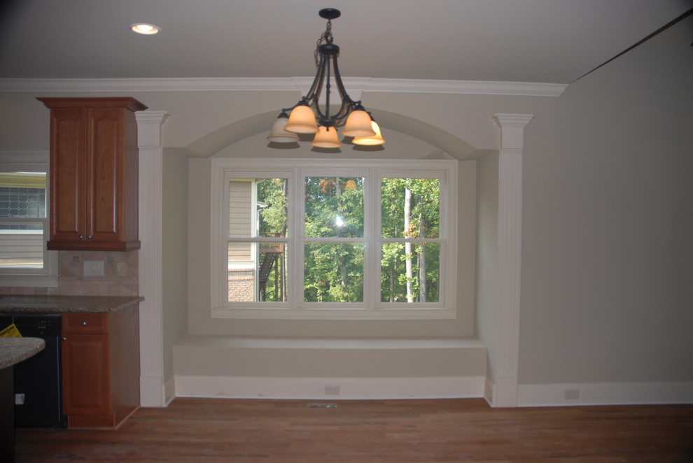 Traditional Custom Home Build with Moldings, Trim, Fireplace & Mantle