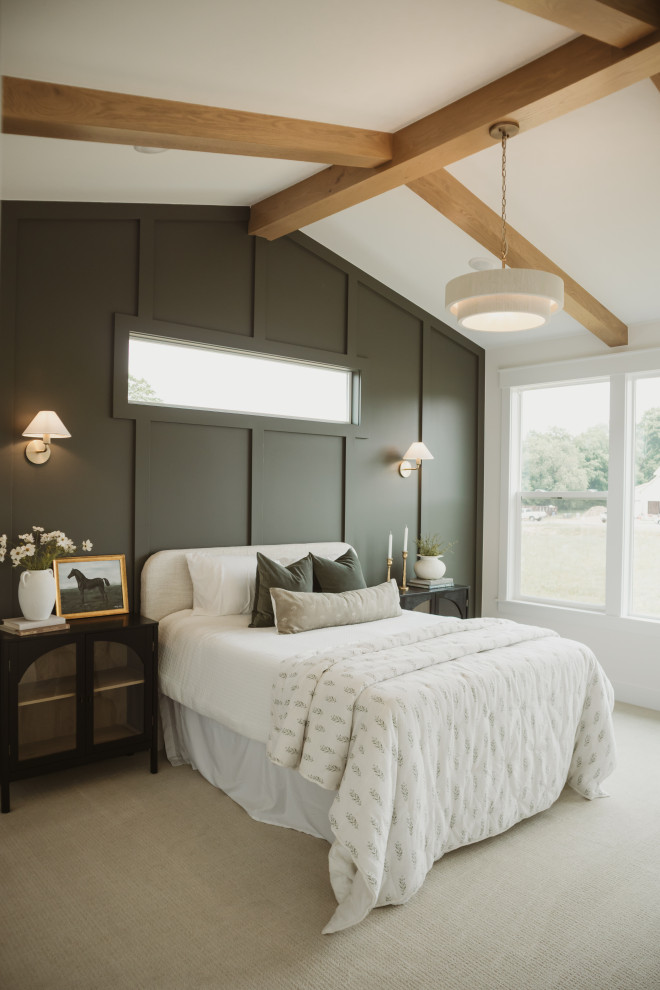 Transitional bedroom photo in Grand Rapids