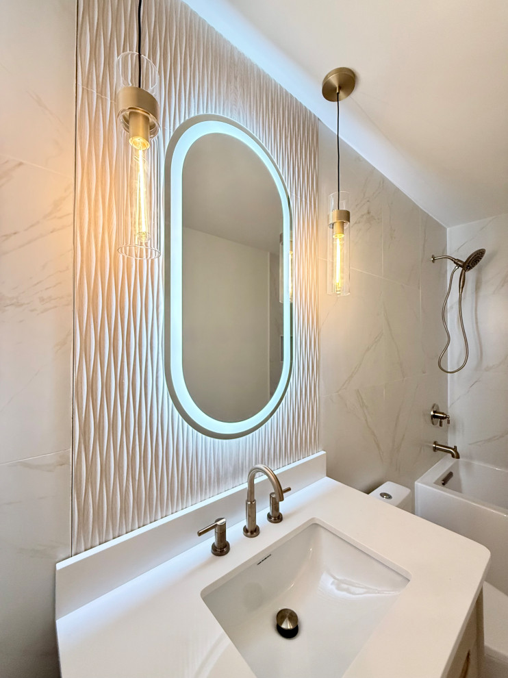 Light + Lasting Hall bath