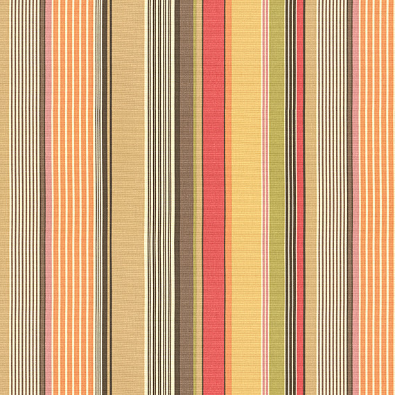 Red and Orange Modern Stripe Fabric