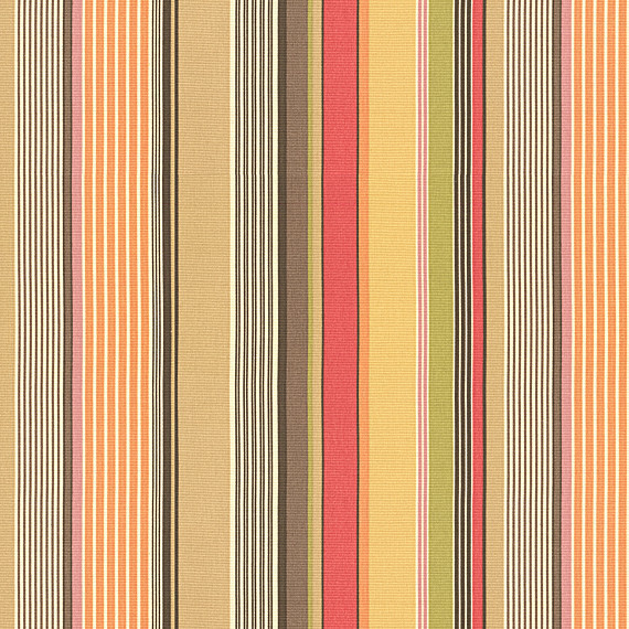 Red and Orange Modern Stripe Fabric